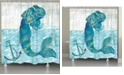 Laural Home Mermaid of the Seven Seas Shower Curtain
